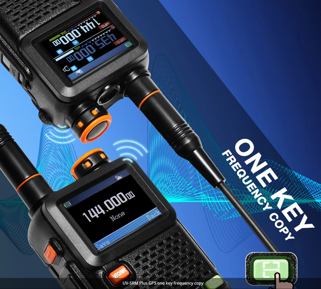 Baofeng - UV-5RH 10w GPS High Power Walkie Talkie 2 way Radio