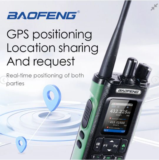 Baofeng - UV-32 10W GPS Bluetooth Multi Band 2 Way HAM Radio